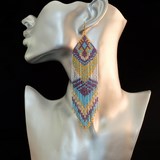 Boucles d'oreilles ethnique