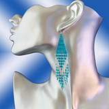 Boucles d'oreilles ethnique