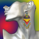 Boucles d'oreilles ethnique