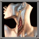 Boucles d'oreilles ethnique