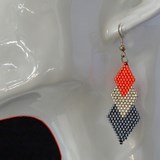 Boucles d'oreilles losange