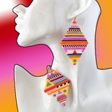 Boucles d'oreilles latino