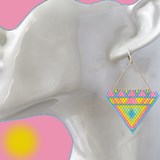 boucles d'oreilles triangle 