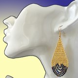 Boucles d'oreilles ethnique
