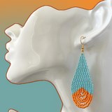 Boucles d'oreilles ethnique