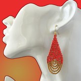 Boucles d'oreilles ethnique