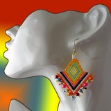Boucles d'oreilles triangle 