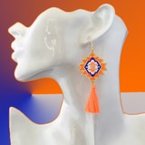 Boucles d'oreilles ethnique