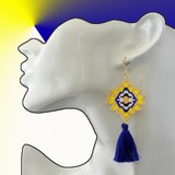 Boucles d'oreilles ethnique