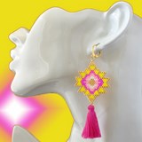 Boucles d'oreilles ethnique