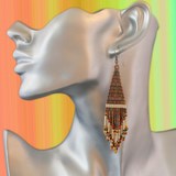 boucles d'oreilles triangle