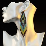 Boucles d'oreilles ethnique