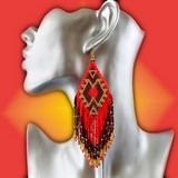 Boucles d'oreilles ethnique 