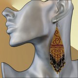 Boucles d'oreilles ethnique