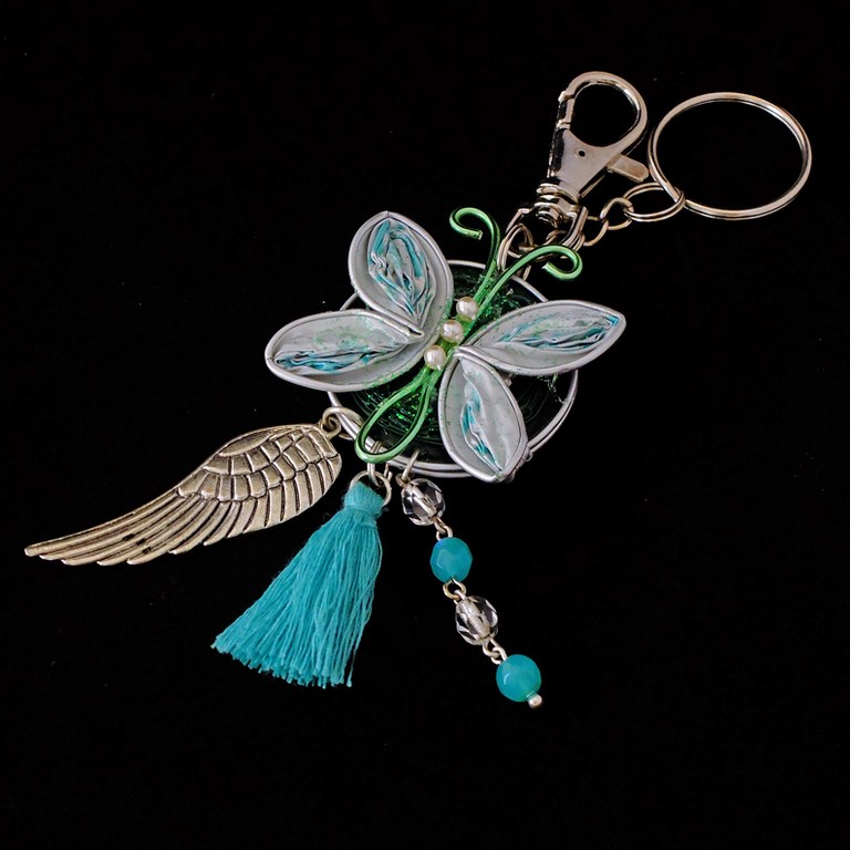 porte clés papillon