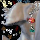 boucles d'oreilles fantaisie