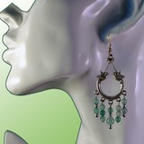 Boucles d'oreilles fantaisie