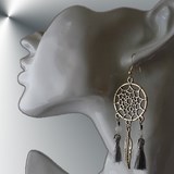 Boucles d'oreilles  fantaisie