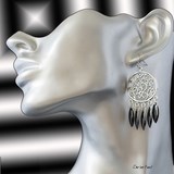Boucles d'oreilles  fantaisie