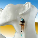 Boucles d'oreilles fantaisie